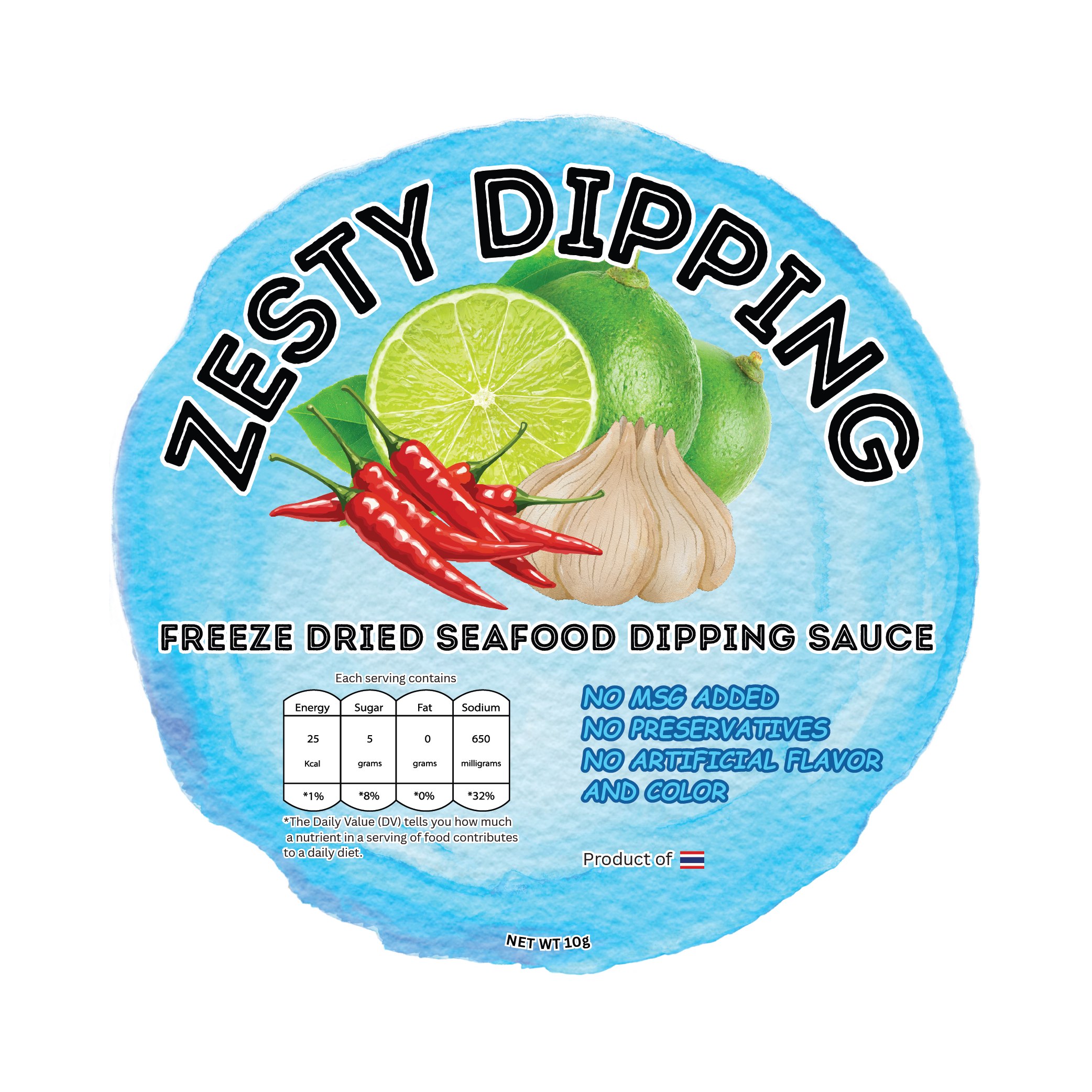 Freeze Dried Seafood Dipping Sauce