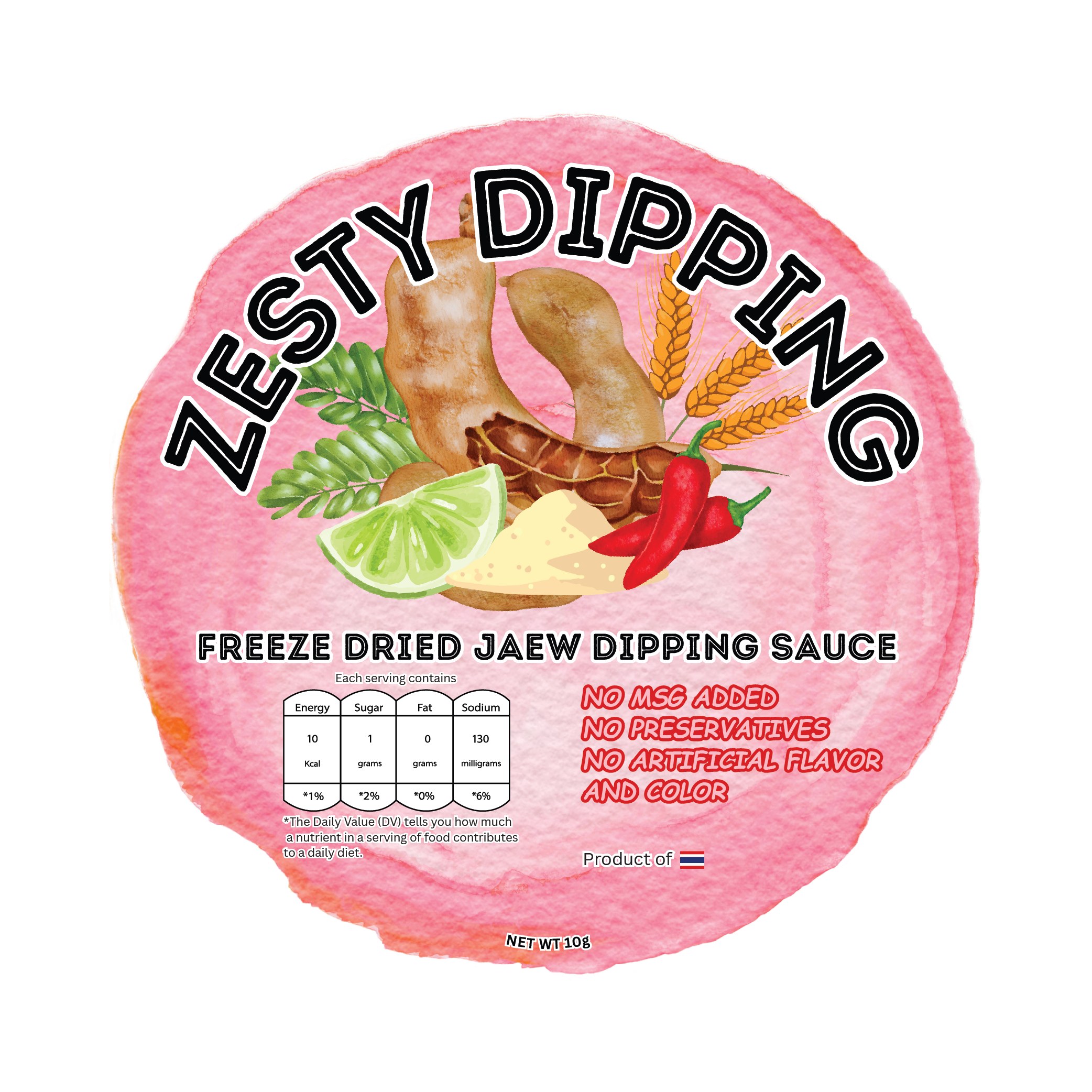 Freeze Dried Jaew Dipping Sauce