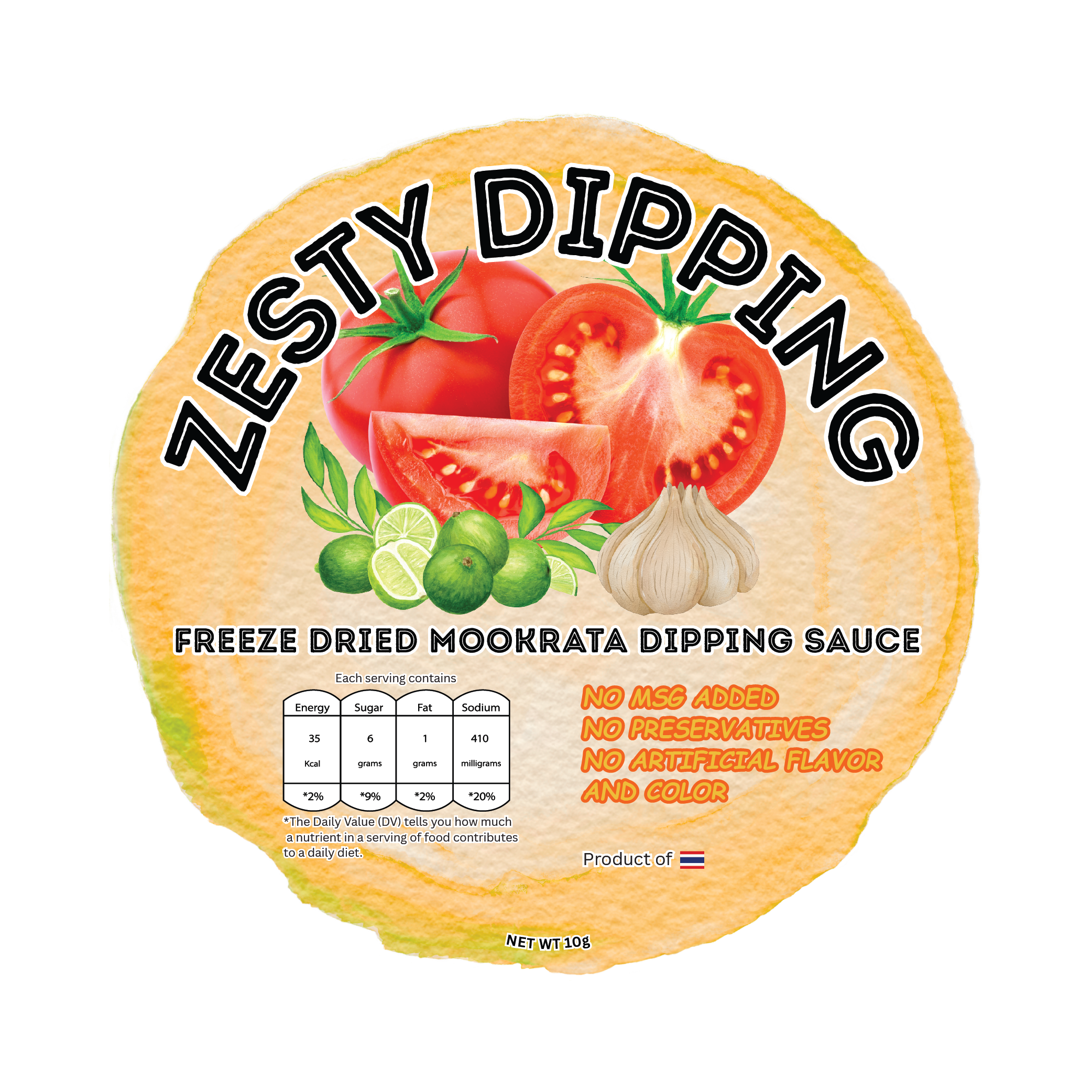 Freeze Dried Mookrata Dipping Sauce